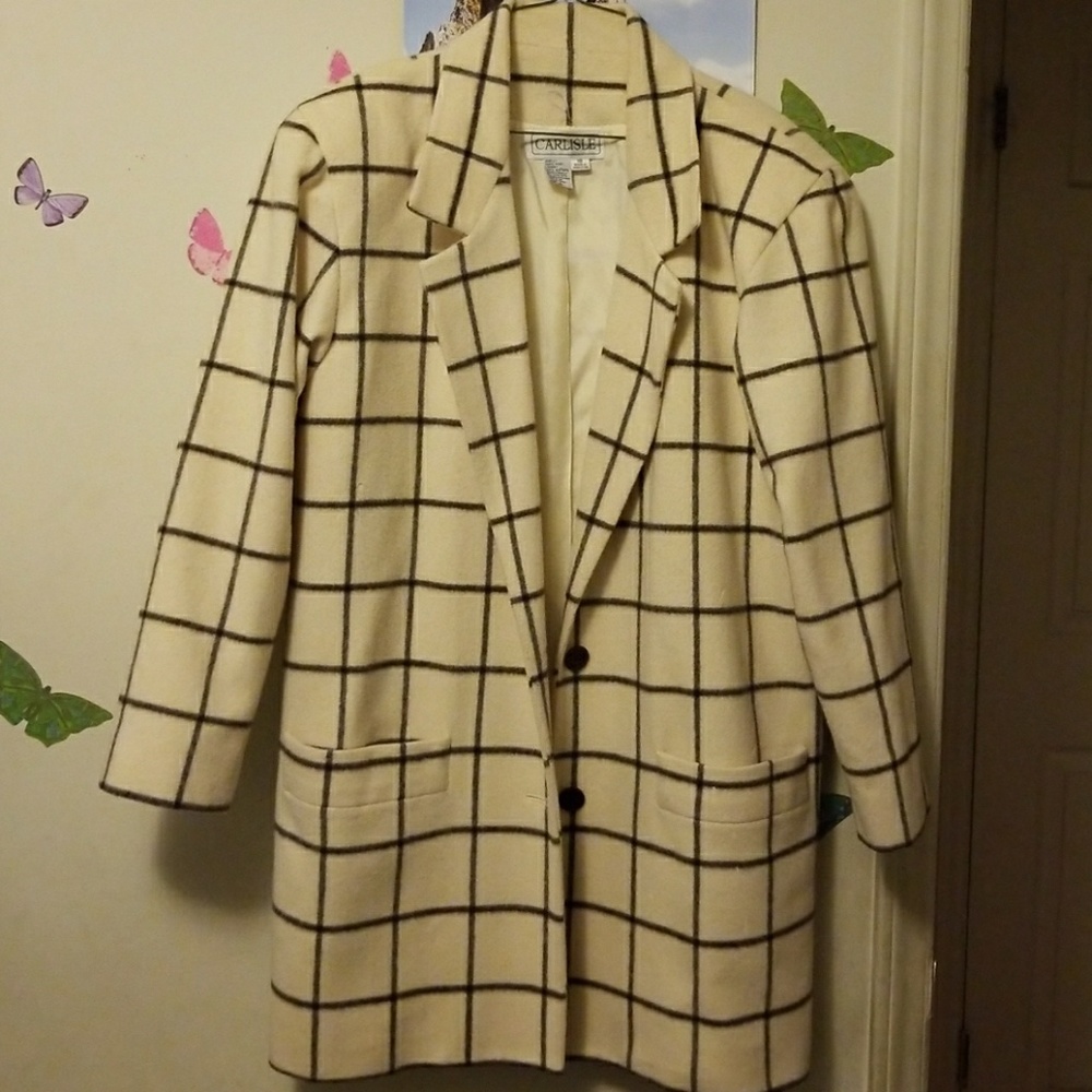Plaid coat